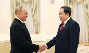 Chủ tịch Quốc hội Trần Thanh Mẫn hội kiến Tổng thống Nga Putin